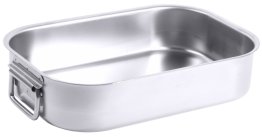 Bratpfanne, rechteckig 42 cm Edelstahl