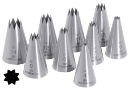Sterntüllensatz Ø 4 mm Edelstahl