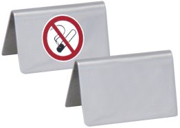 chtraucher-Aufsteller mit 3 cm Aufkleber Nichtraucher