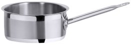 Stielkasserolle, niedrig 16 cm Edelstahl