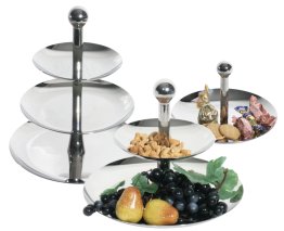 Schalen-Etagere 12,5 cm / 1 Edelstahl