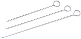 Fleischspieße, rund 30 cm Edelstahl