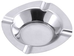 Aschenbecher 125 x mm Edelstahl