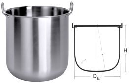 Schlagmaschinenkessel 355 mm