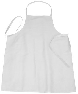 Schürze mit Latz 90 cm