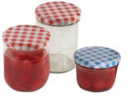 Einkochglas 350 ml mit Deckel 6er Pack