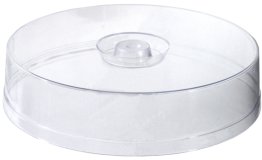 Tortenhaube, flach 29,5 cm Kunststoff