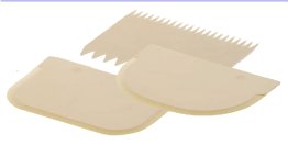 Teigschaber Set 120 x 85 mm Kunststoff