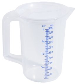 Messbecher mit Deckel 2 l Kunststoff