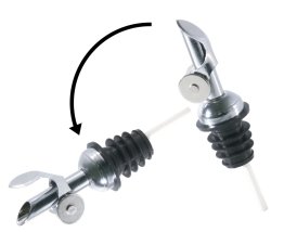 Flaschenausgießer, selbstschließend Ø 80 mm Edelstahl