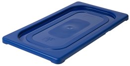 GN Deckel, farbig 1/3 / blau Kunststoff