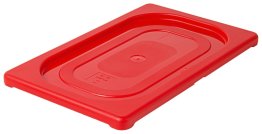 GN Deckel, farbig 1/4 / rot Kunststoff