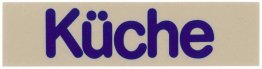 Schilder Küche 160 x 40 mm