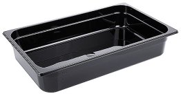GN Behälter, schwarz 1/1