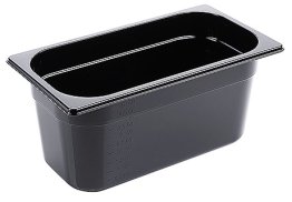 GN Behälter, schwarz 1/3