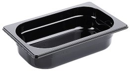 GN Behälter, schwarz 1/4