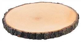 Rindenbrett, rund 20 cm - 22