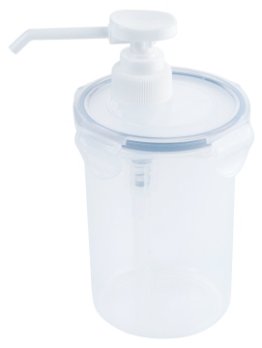 Dispenser, rund mit 5 ml Pumpe Kunststoff