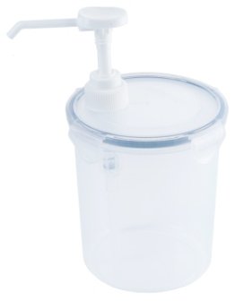Dispenser, rund mit 5 ml Pumpe Kunststoff