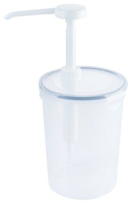 Dispenser, rund mit 30 ml Pumpe Kunststoff
