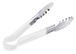 Küchenzange HACCP 24 cm / weiß Edelstahl