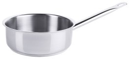 Stielkasserolle, extra niedrig 18 cm Edelstahl