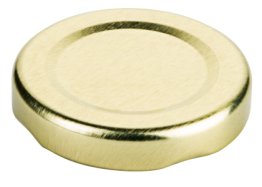 Marmeladenglas, goldfarben