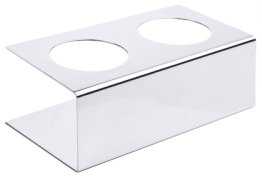 Gestell für Quetschflaschen 2 / 17 cm Edelstahl
