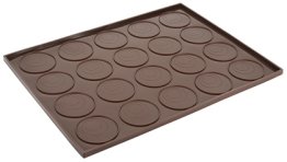 Silikon-Backmatte, MACARONS mit 20 Formen 400 x 300 mm