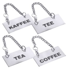 Schild für Kannen KAFFEE 50 x 25 mm