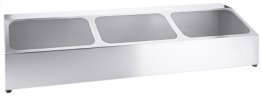 Kasten für GN-Behälter 980 x 250 mm Edelstahl