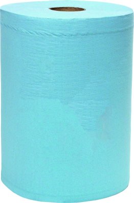 Papierrolle, blau, 2-lagig VPE 2 Rollen