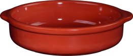 Backform mit Griffe rund Ø 18,5cm, terracotta