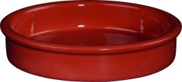 Backform ohne Griffe rund Ø 13,8cm, terracotta