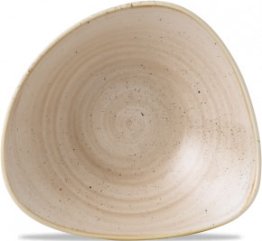 Triangle Bowl 37 cl 18,5cm Nutmeg Cream Stonecast