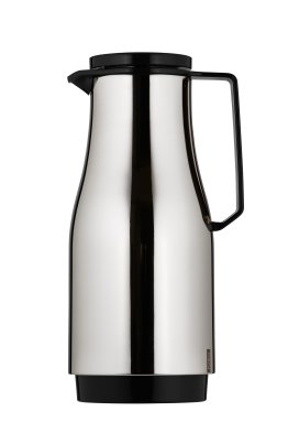 Isolierkanne 1,5 l verchromt/schwarz Champion Edelstahl