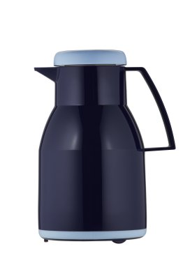 Isolierkanne 1,0 l Wash S+ dunkelblau Kunststoff
