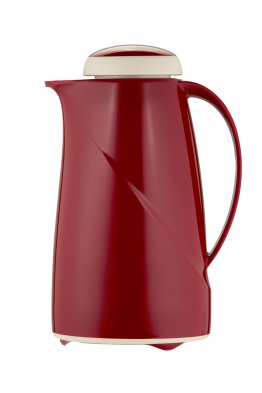 Isolierkanne 1,0 l Wave rot Kunststoff