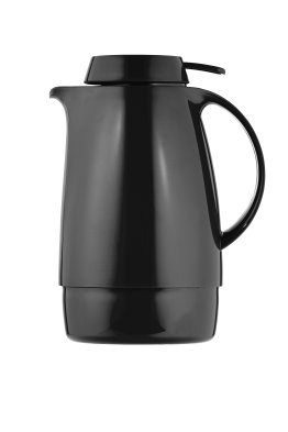 Isolierkanne 0,6 l schwarz Servitherm Kunststoff