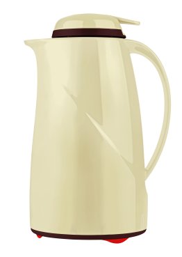 Isolierkanne Wave Push 1,0 l vanille Kunststoff