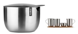 Zuckerdose mit Deckel Serve* Sugar Edelstahl