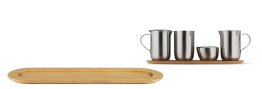 Tablett Serve* Tray aus Bambus, lackiert