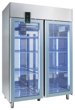 Umluft-Gewerbekühlschrank KU 1402-G Premium 1441 x 835 mm GN 2/1