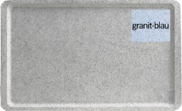 Tablett 53X32cm GN GP4002 granit-blau Kunststoff