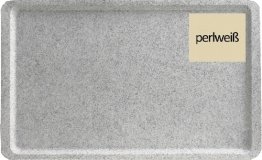 Tablett 46x34,4 cm GL0540 perlweiß Kunststoff