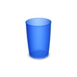 805 Trinkbecher 0,25 l blau-transparent