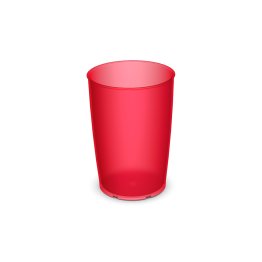 805 Trinkbecher 0,25 l rot-transparent