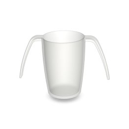 816 2-Henkelbecher 280 ml natur
