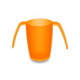 816 2-Henkelbecher 280 ml orange