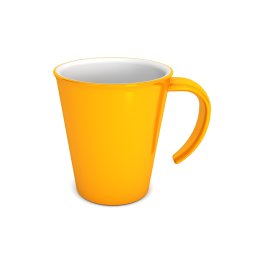 1201 Kaffepott 350 ml gelb